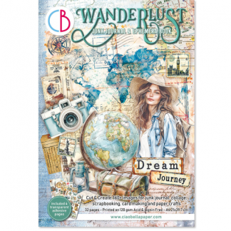 Junk Journal and Ephemera Book - Wanderlust - A4